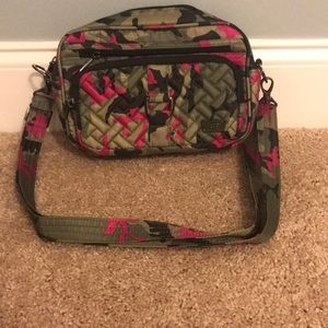 Pink camo lug carousel  purse